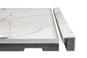 Shower Pan 32x60 Bianco Marble | Young Interiors Flooring Center