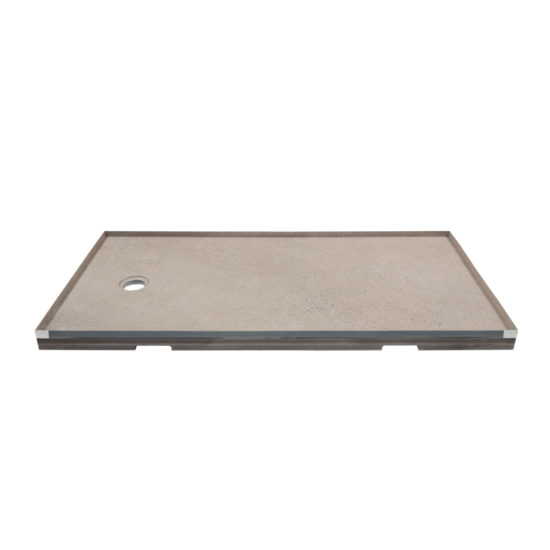 Shower Pan 32x60 Concrete Sand | Young Interiors Flooring Center