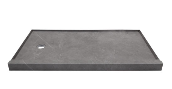 Shower Pan 36x60 Graphite Slate | Young Interiors Flooring Center